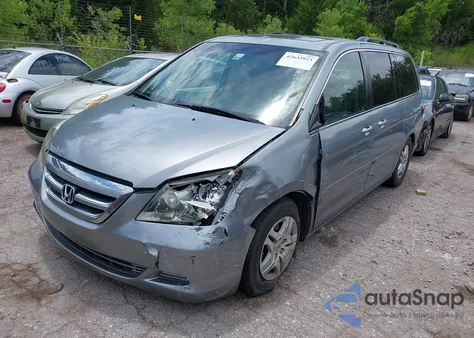 2007 Honda Odyssey Exl from USA, damaged, VIN 5FNRL38797B020230